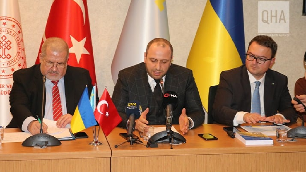 Rustem Umerov told in Ankara about repressions of the Crimean Tatars in the occupied Crimea